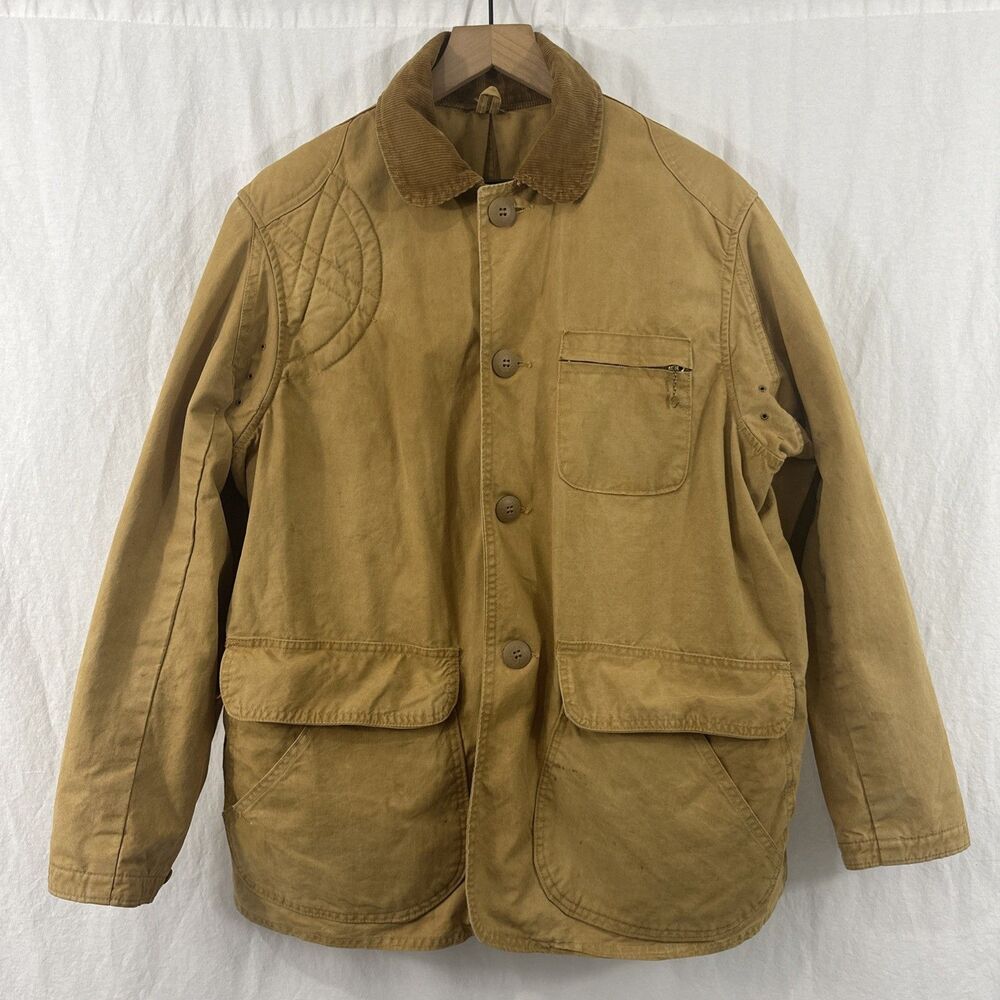 JC Higgins Sears & Roebuck Vtg Hunting Chore Jacket Coat Mens L/XL ? Distressed
